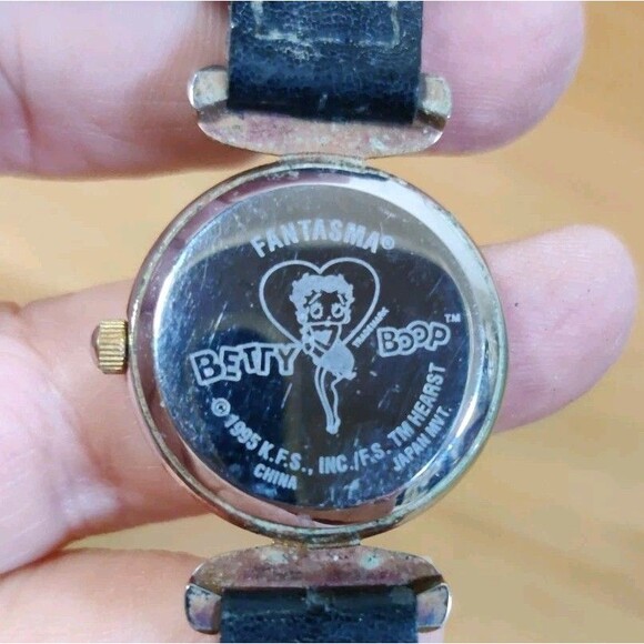 Vtg 1995 Bettyboop Watch Not Working Needs Battery & Strap Japan Movement - Picture 3 of 4